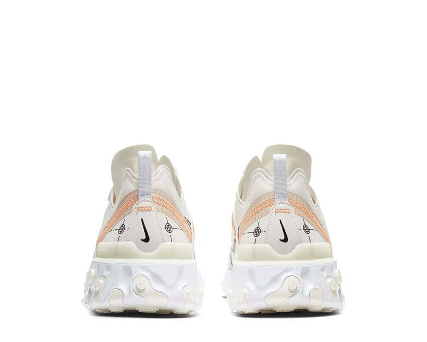 Nike React Element 55 Sail / Black - White - Light Bone CU3009-102