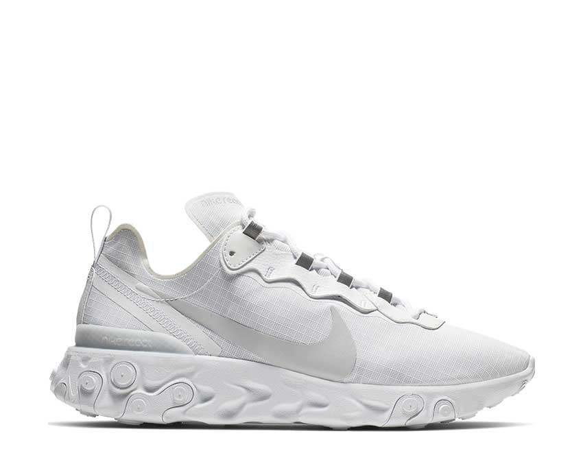 Nike React Element 55 White Pure Platinum BQ6167-101