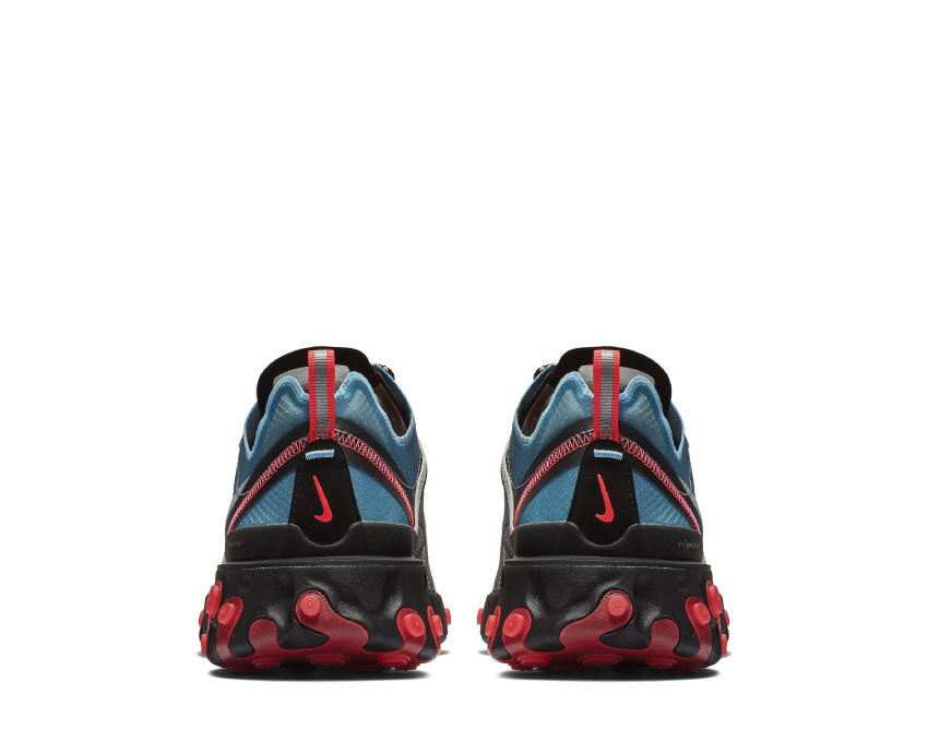 Nike React Element 87 Black Midnight Navy Neptune Green AQ1090-006
