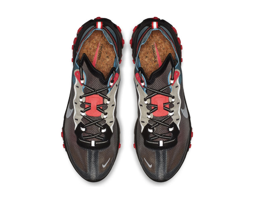 Nike React Element 87 Black Midnight Navy Neptune Green AQ1090-006
