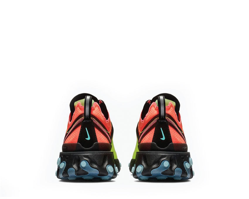 Nike React Element 87 Volt Racer Pink Black Aurora AQ1090-700
