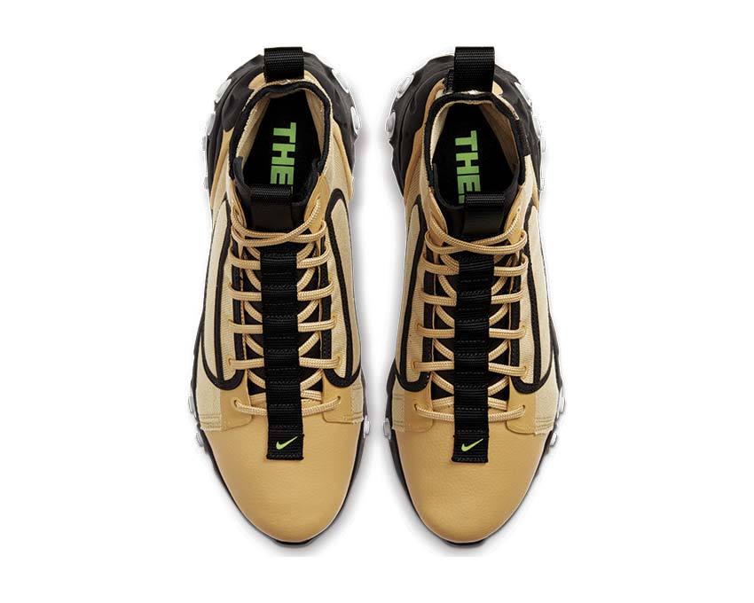 Nike React Ianga Club Gold / Electric Green - Black - Wolf Grey AV5555-700