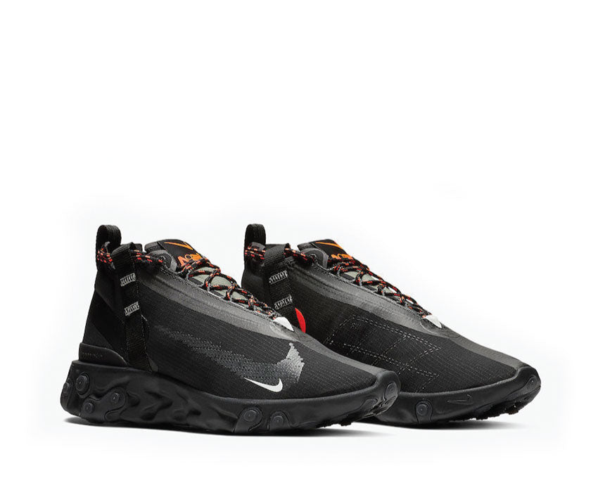 Nike React Runner Mid Wr ISPA Black White Anthracite Total Crimson AT3143-001