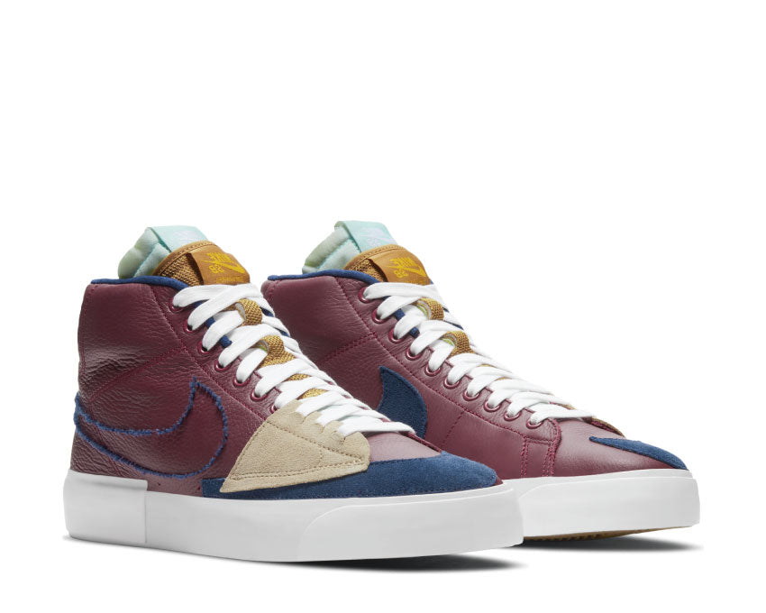 Nike SB Zoom Blazer Mid Edge Team Red / Navy - Light Dew - Summit White DA2189-600
