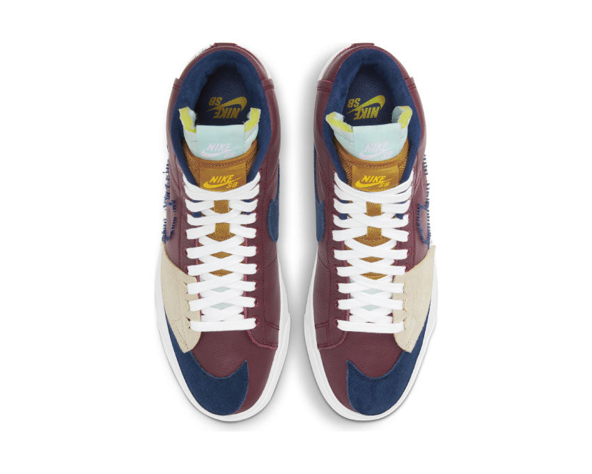 Nike SB Zoom Blazer Mid Edge Team Red / Navy - Light Dew - Summit White DA2189-600