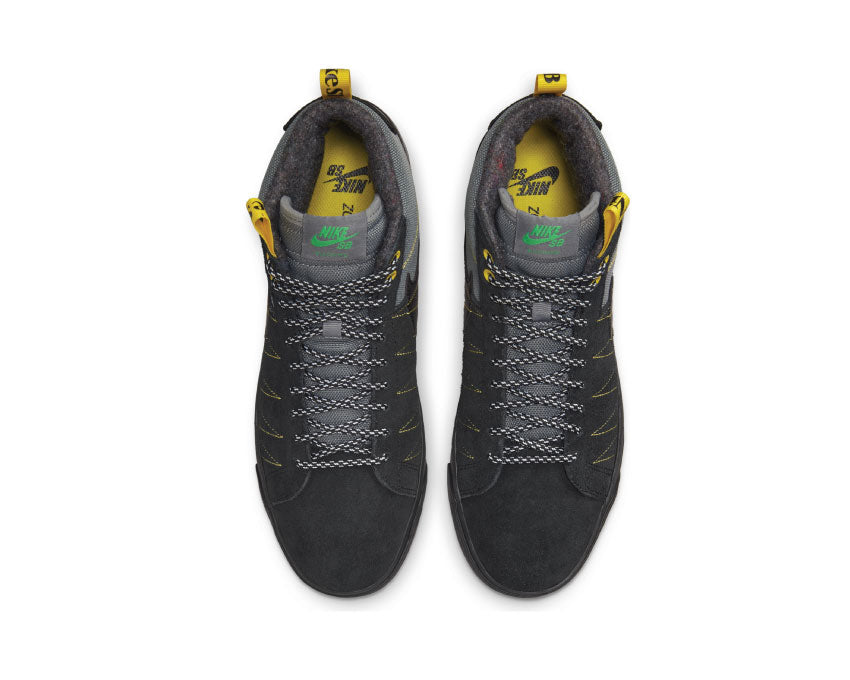 Nike SB Zoom Blazer Mid Premium Cool Grey / Black - White - Yellow Strike DC8903-001