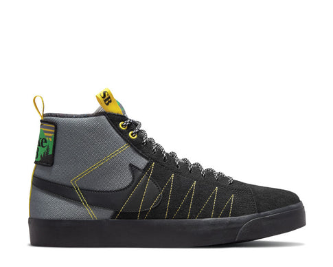 Nike SB Zoom Blazer Mid Premium Cool Grey / Black - White - Yellow Strike DC8903-001
