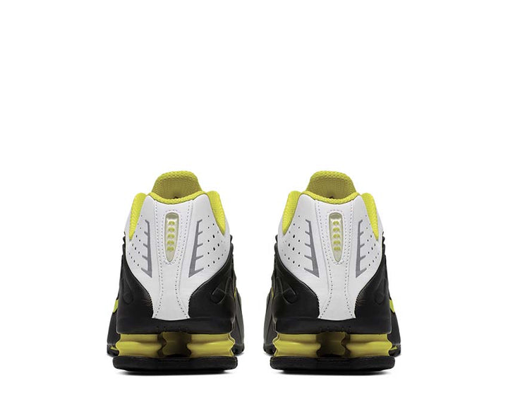 Nike Shox R4 Black Dynamic Yellow White 104265-048