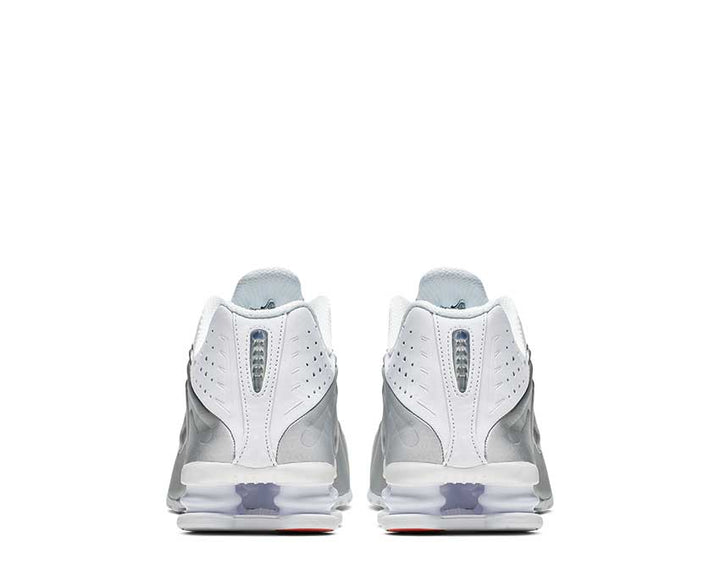 Nike Shox R4 White Metallic Silver 104265-131