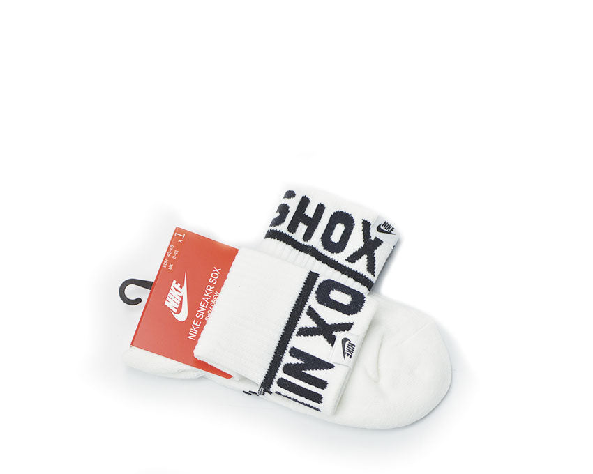 Nike SNKR Sox Shox White SX7947 100 Buy Online NOIRFONCE