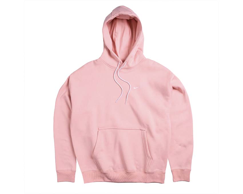 Nike Soloswoosh Hoodie Bleached Coral / White CV0552-697