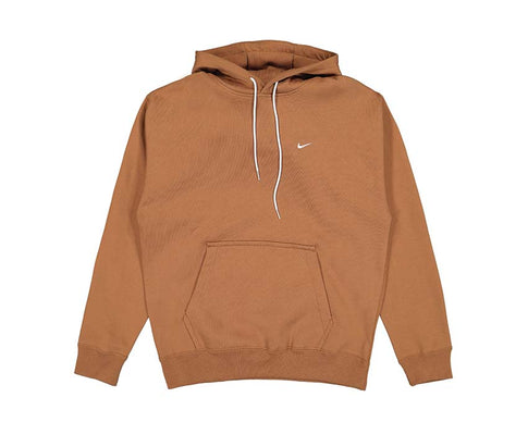 NIke Soloswoosh Hoodie Ale Brown / White CV0552-270