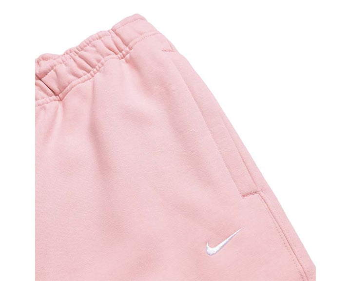 nike soloswoosh pant bleached coral 2 white cw5460 697