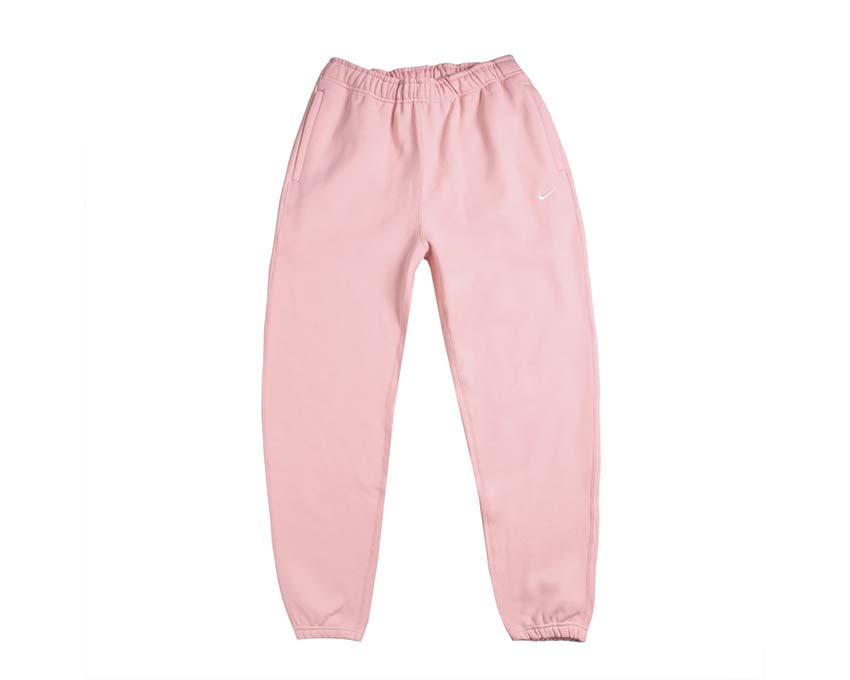 nike soloswoosh pant bleached coral white cw5460 697