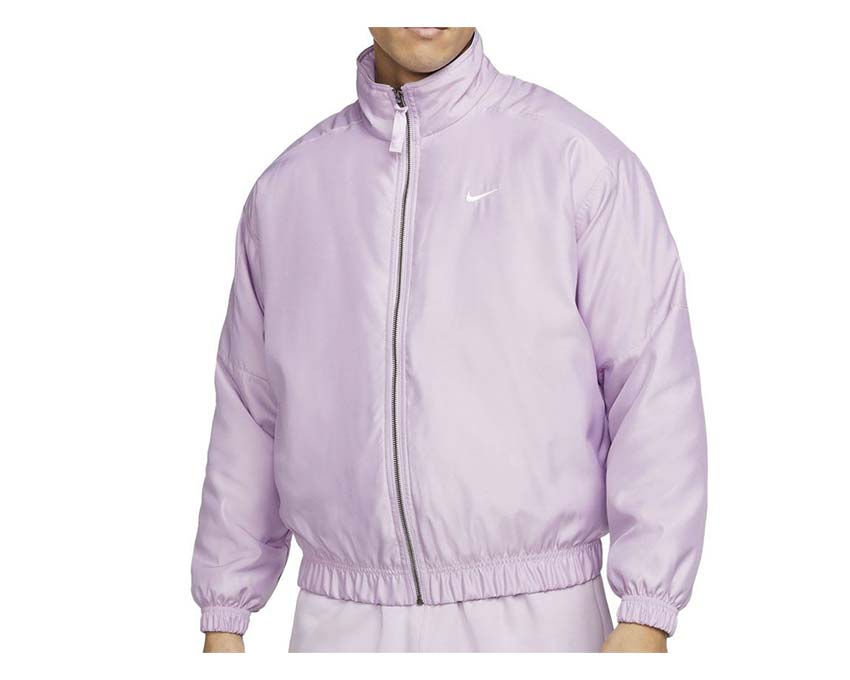 Nike Soloswoosh Satin Bomber Jacket Doll / Black / White DN1266-530