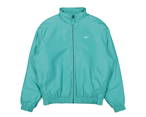Nike Soloswoosh Satin Bomber Jacket Washed Teal / Black DN1266-392
