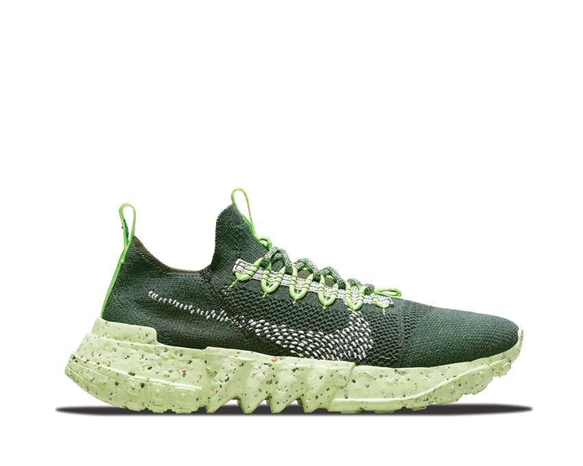 Nike Space Hippie 01 Carbon Green / White - Electric Green DJ3056-300 