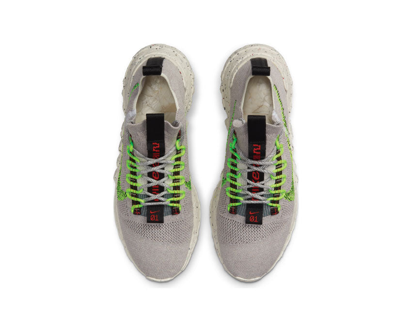  Nike Space Hippie 01 Vast Grey / Electric Green - Black - White DJ3056-004