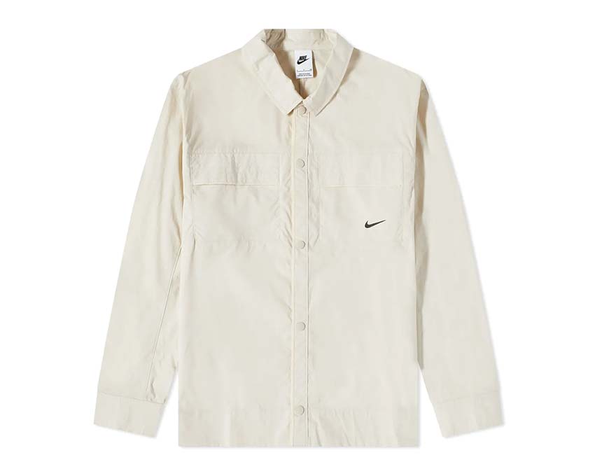 nike sportswear essentials jacket lt orewood brn sail dm6638 104