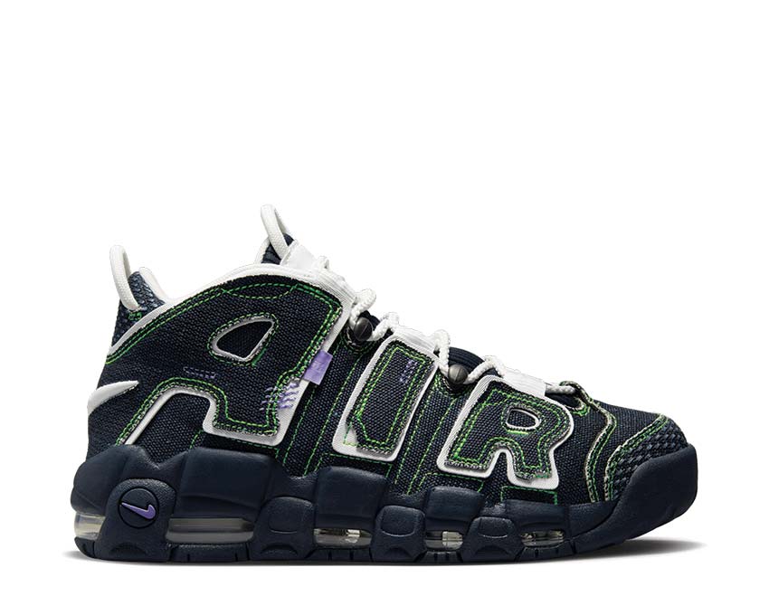 Nike SWDC W Air More Uptempo Dark Obsidian / Summit White - Space Purple DX4219-400