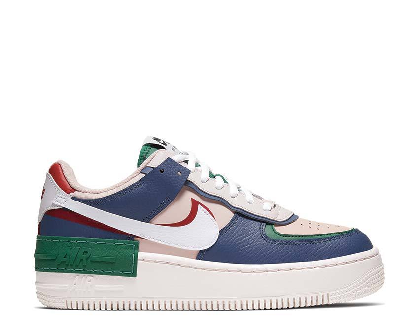 Nike W AF1 Shadow Mystic Navy / White - Echo Pink - Gym Red CI0919-400