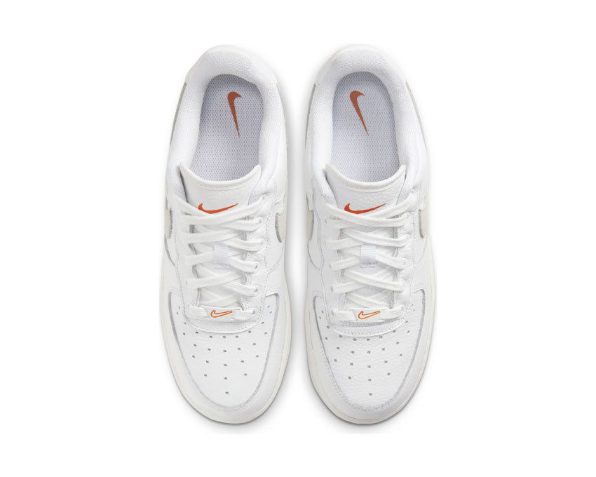 Nike Wmns Air Force 1 '07 Summit White / White - Solar Flare - Starfish DC1162-100
