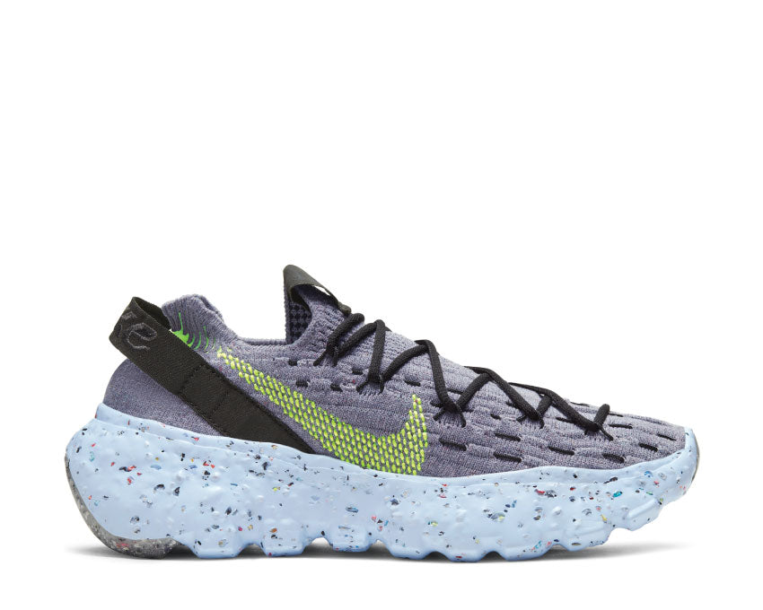 Nike W Space Hippie 04 Grey / Volt - Black - DK Smoke Grey CD3476-001