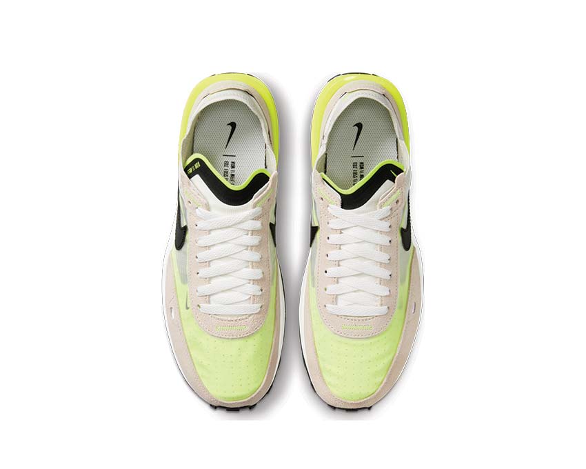 nike-waffle-one summit-white-black-rattan-volt