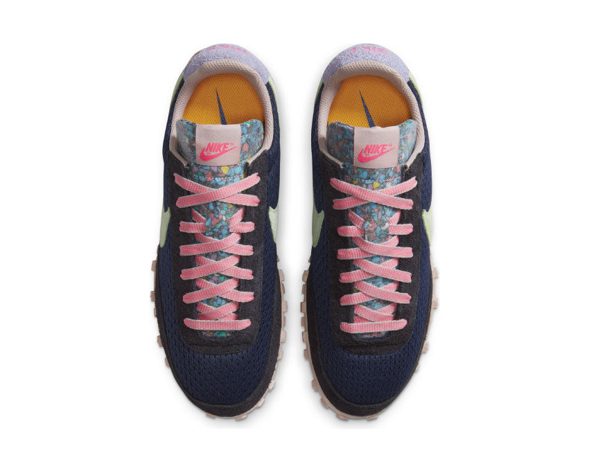 Nike Waffle Racer Midnight Navy / Vapor Green - Black DA4656-400