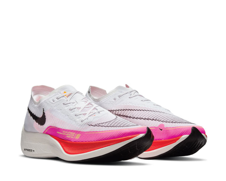 Nike ZooMX Vaporfly Next % 2 White / Black - Bright Crimson - Pink Blast DJ5457-100 