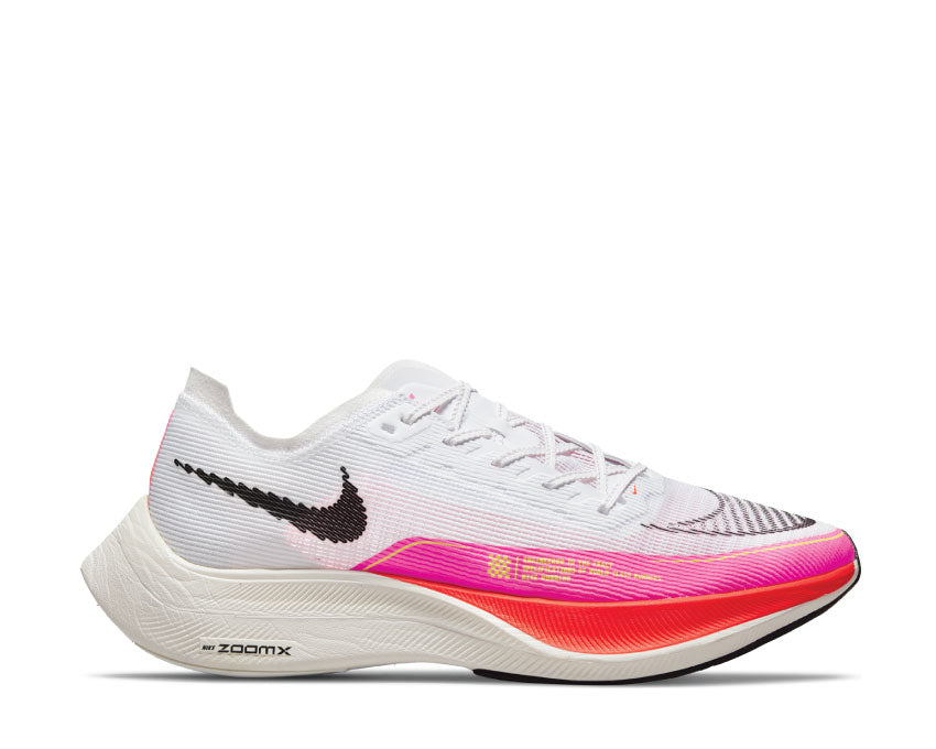 Nike ZooMX Vaporfly Next % 2 White / Black - Bright Crimson - Pink Blast DJ5457-100 