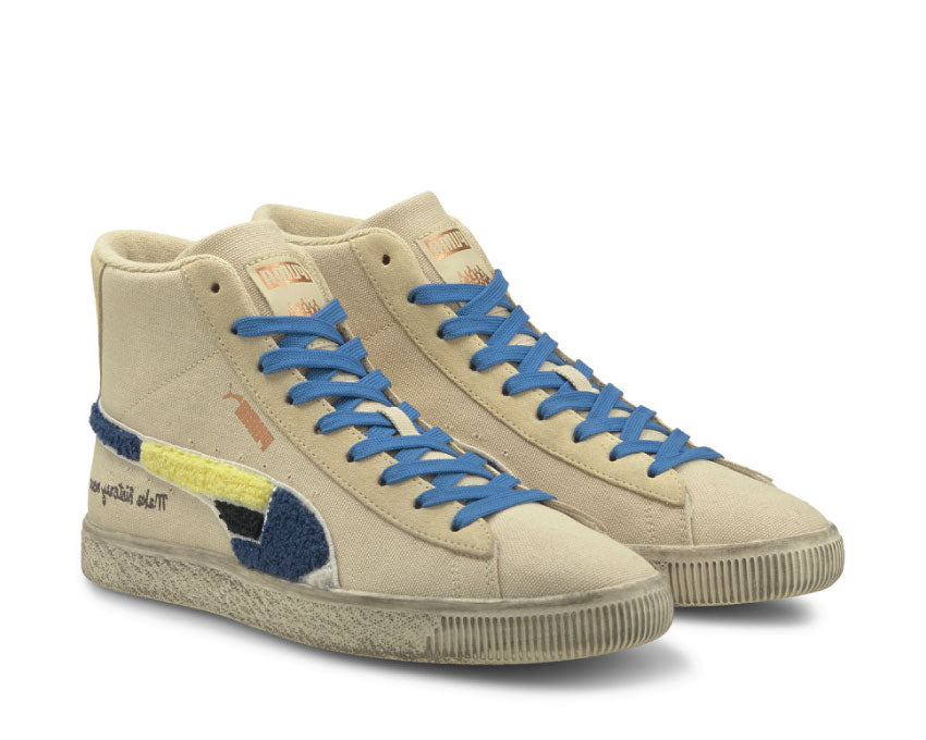 Puma Black Fives Clyde Mid Creme Brulee 381956 01