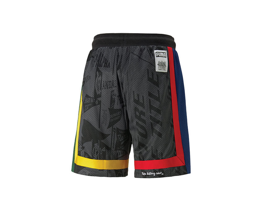 Puma Front Page Shorts Black / Blue Depths 532451 01