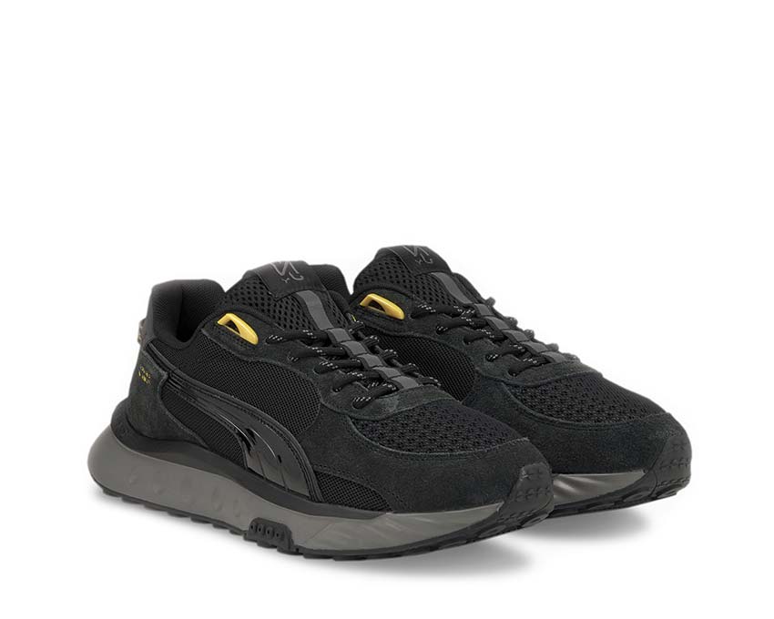 Puma X NJR Wild Rider Black / Castlerock 385048 01