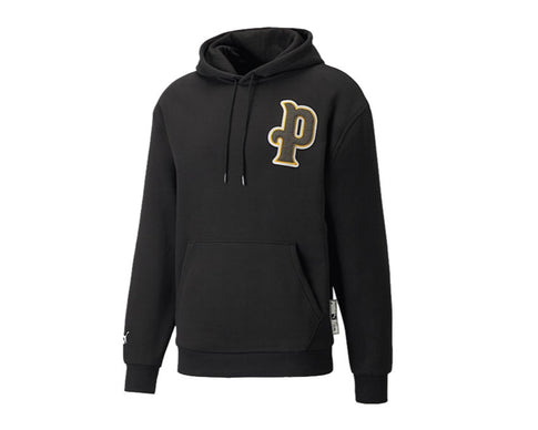 Puma Team Letterman Hoodie Black 534313 01