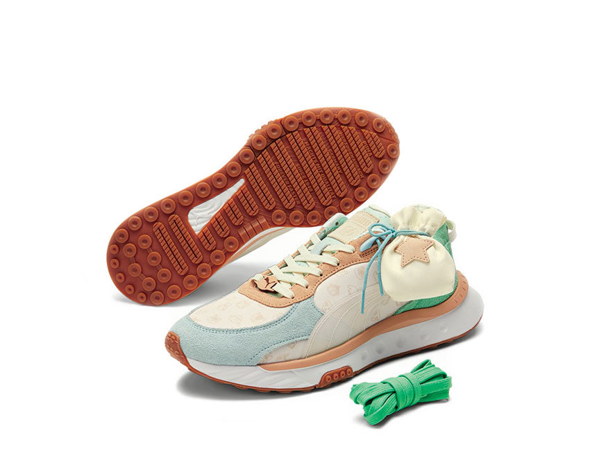 Puma Wild Rider X Animal Crossing Light Sky / Whisper White 382961 01