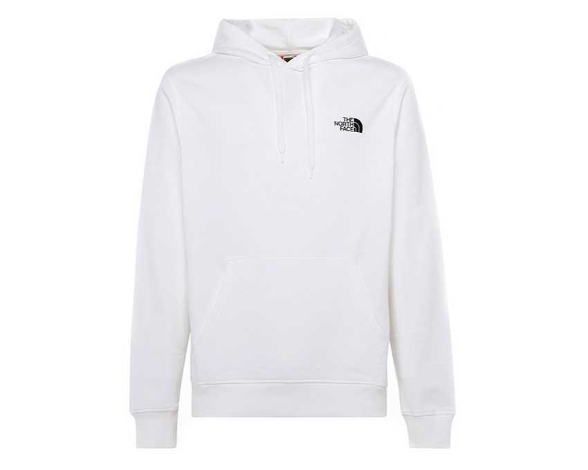 The North Face M Graphic Hoodie White / Black NF0A492ALA91