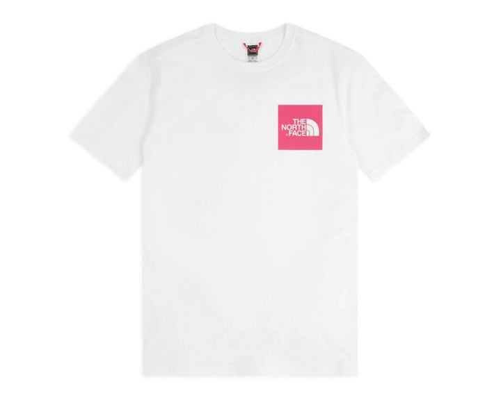 The North Face M S/S Fine Tee White / Pink NF00CEQ5P811
