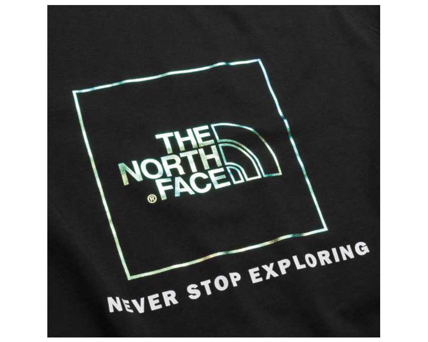 The North Face S/S Rag Red Box Black Iridescent T93BQOXEK