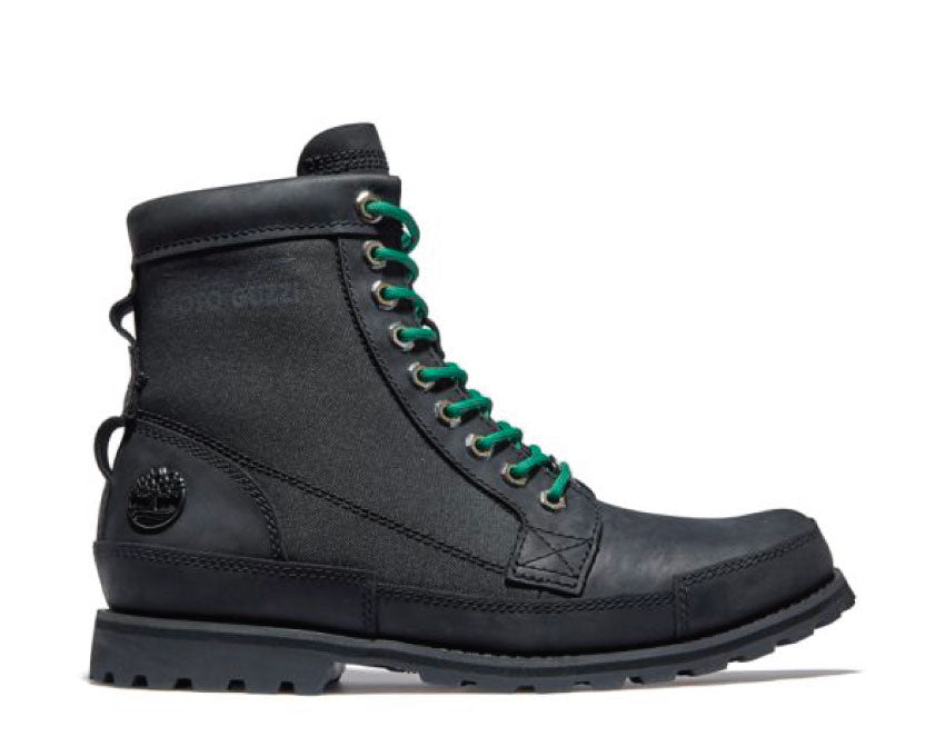 Timberland 6 INCH Boot X Moto Guzzi Black Full Grain TB OA2R82 085