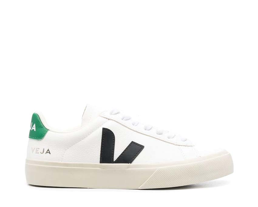 Veja Campo Chromefree Leather White / Black / Emerald CP0503155A