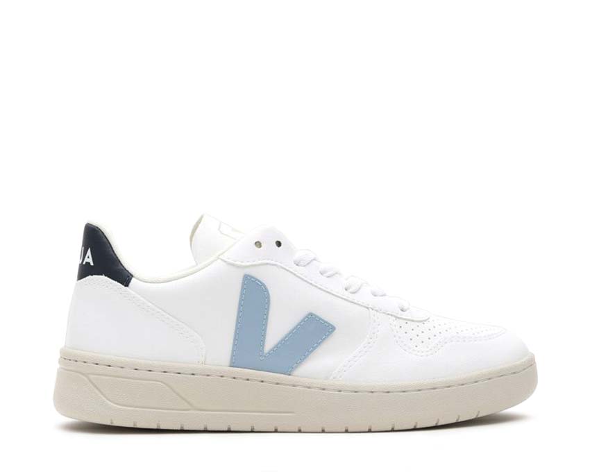 Veja nautico Men's Campo Sneakers in White Violet Black White / Steel / Nautico VX0703111A