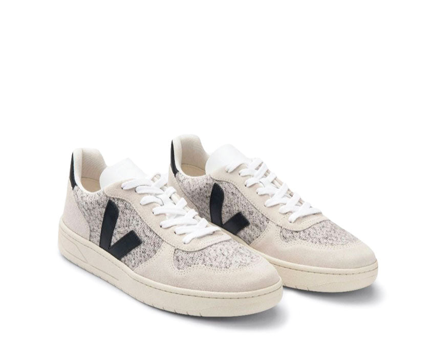 VEJA V-10 Flannel Snow / Black VX0401439B