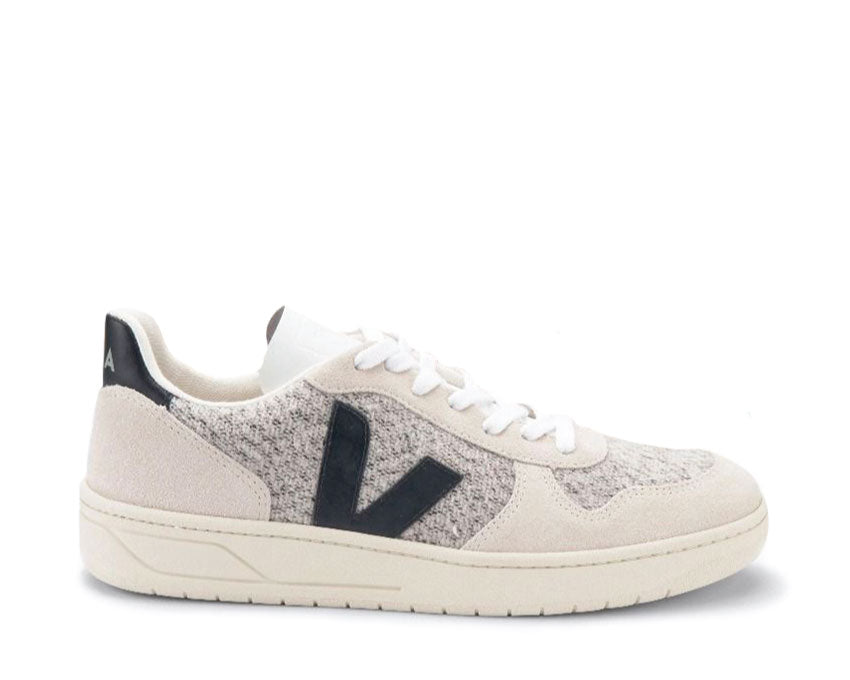 VEJA V-10 Flannel Snow / Black VX0401439B