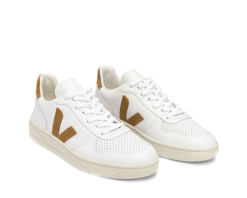 VEJA V-10 Leather White / Camel VX0202652A