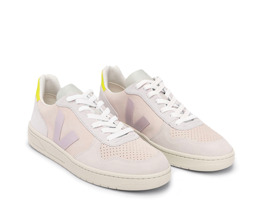 Veja V-10 Suede Multico Sable Parme VX0302805A