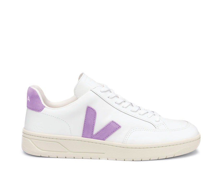VEJA V-12 Leather White / Lavande XD0202704A