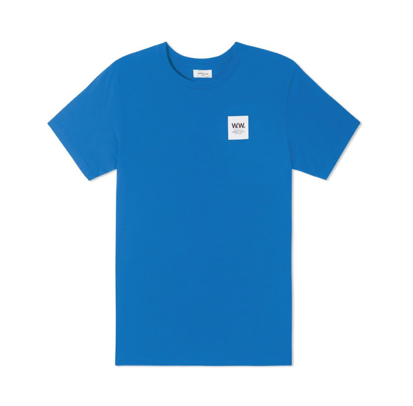 Wood Wood WW Box T-shirt Bright Blue 11835725-2334