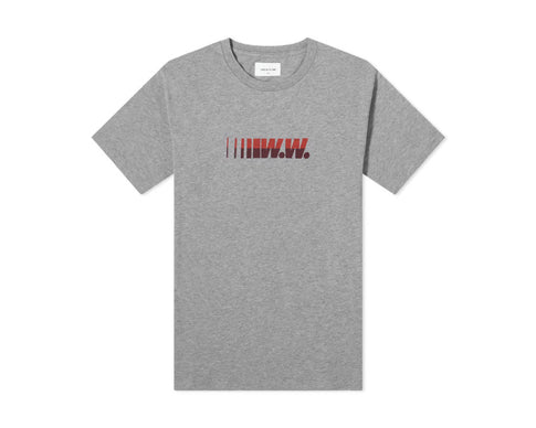 Wood Wood WW Logo Tee Grey 12015717-2334