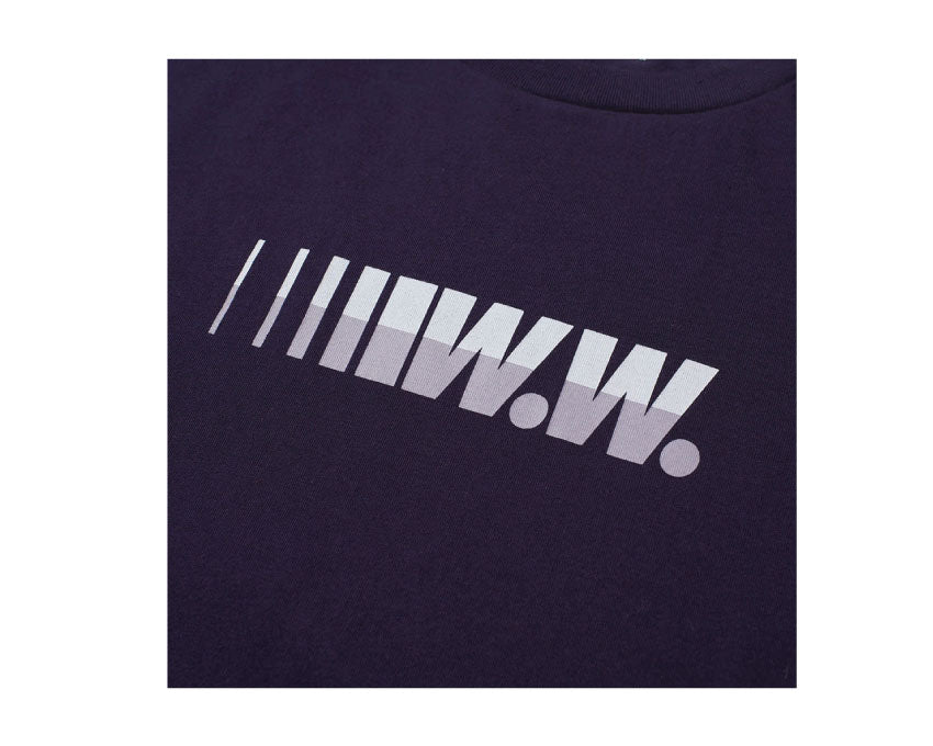 Wood Wood WW Logo Tee Navy 12015717-2334